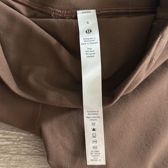 Lululemon align size 4 brown - Picture 4 of 5